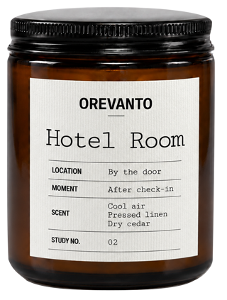 Hotel Room candle
