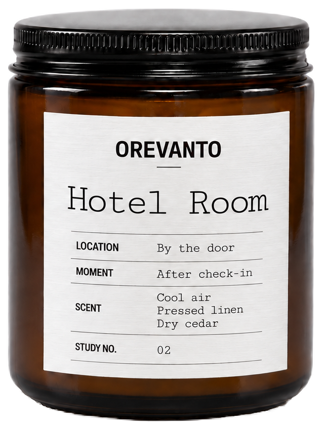 Hotel Room candle