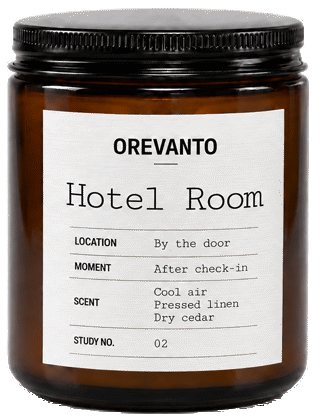 Hotel Room candle