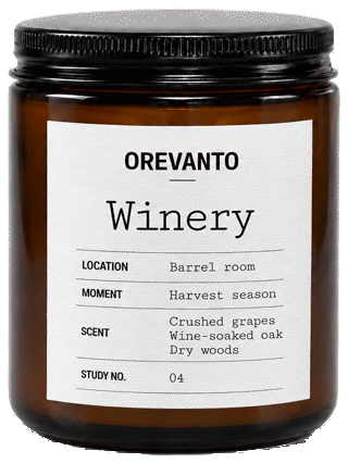 Winery candle